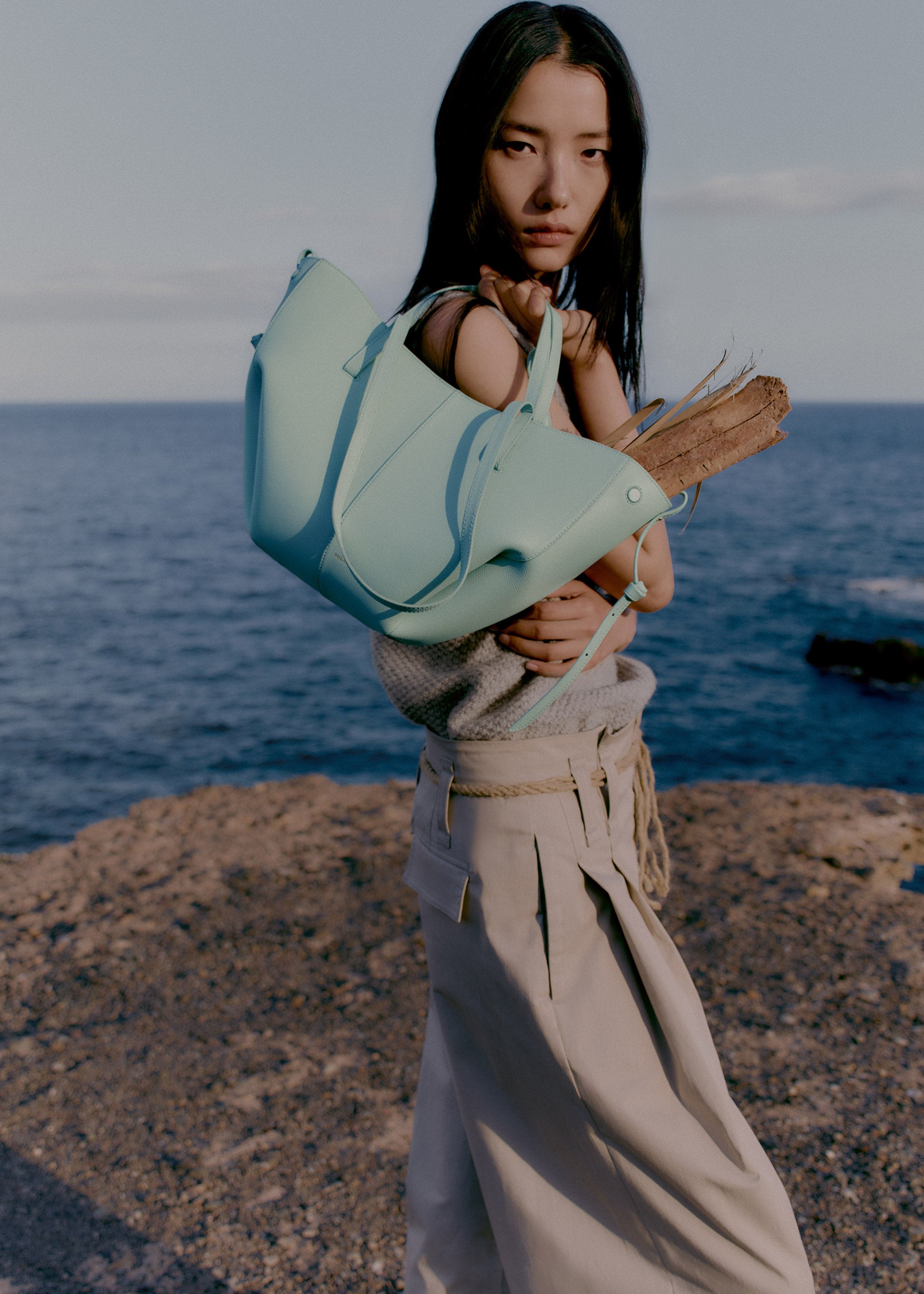 Sac Cyma Mini - Ecume Grainé