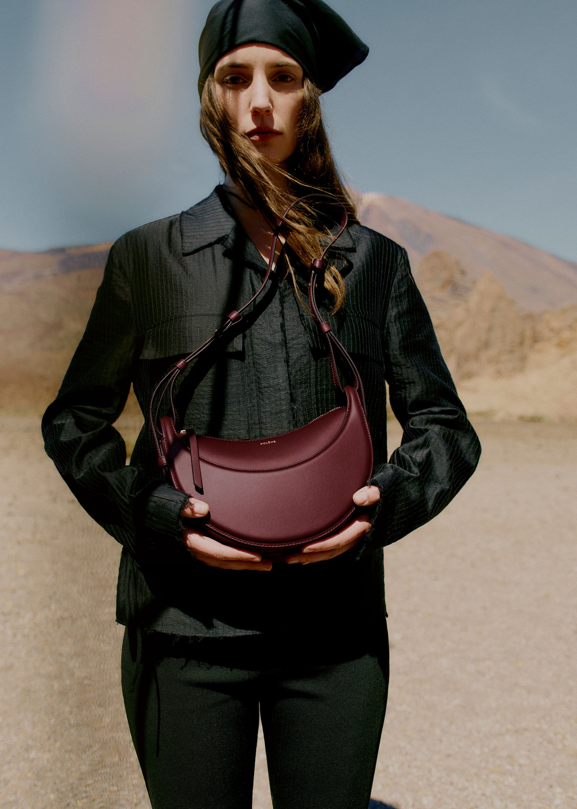 Sac Le Dix - Cerise Noire Lisse