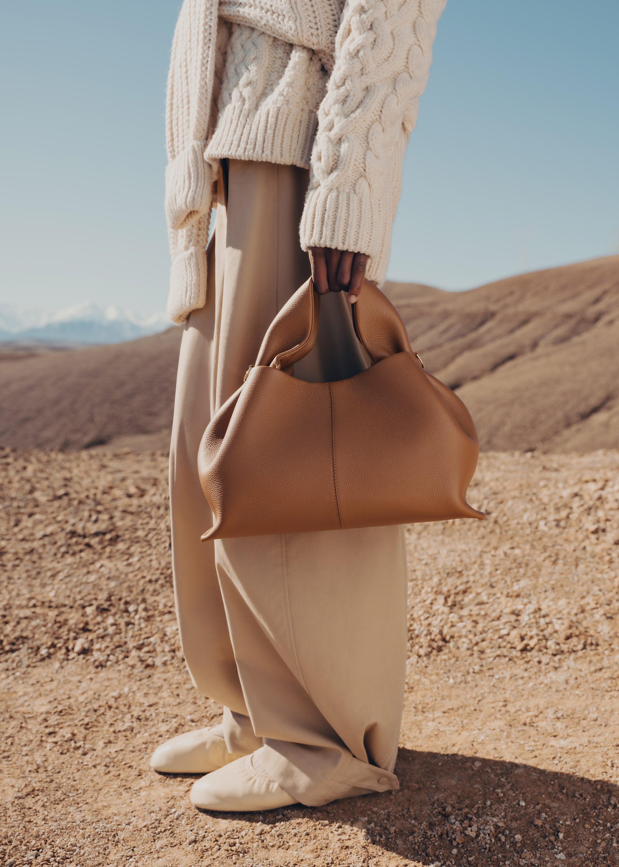 Sac Le Neuf - Camel Grainé