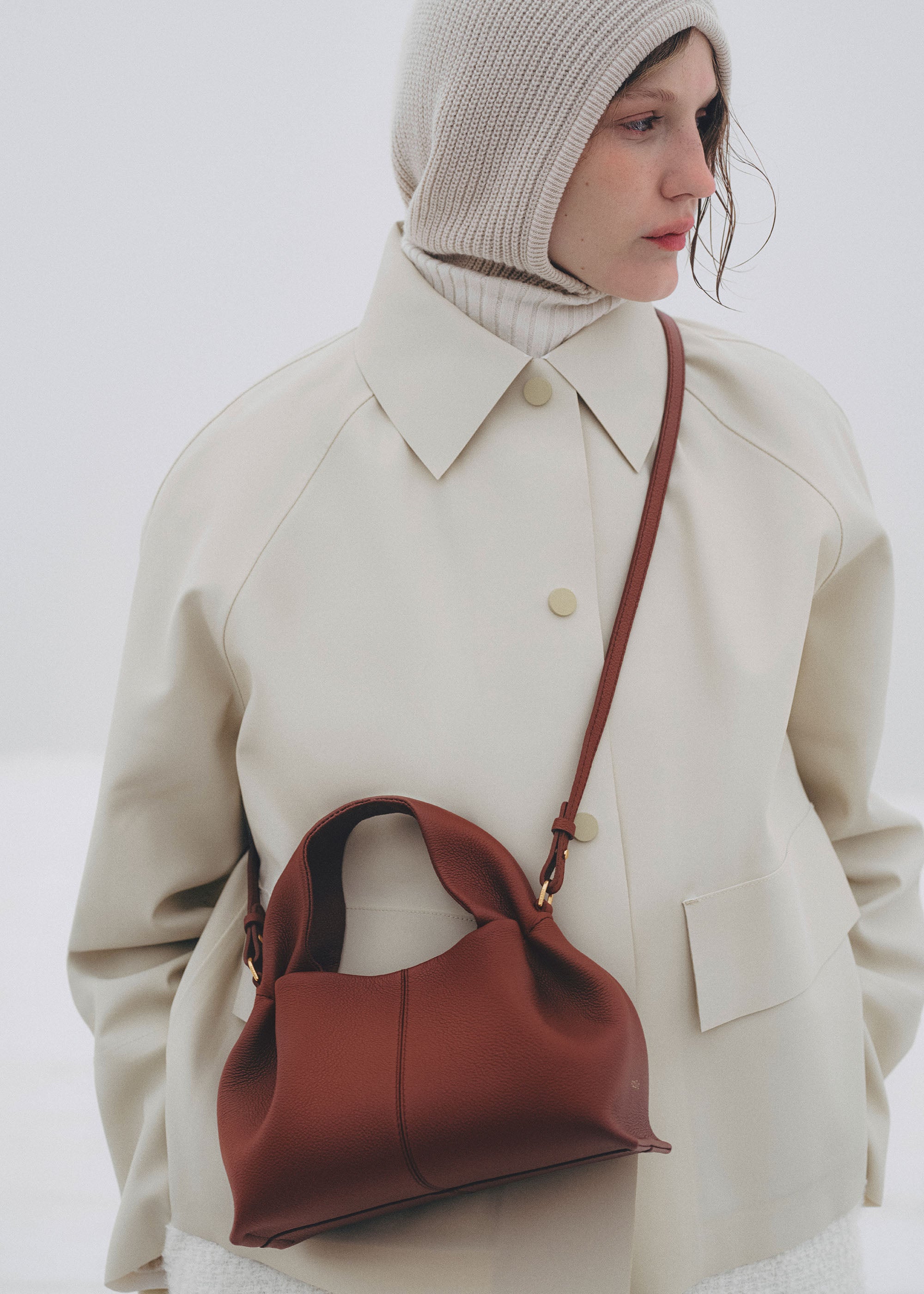 Sac Le Neuf Mini - Argile Rouge Grainé