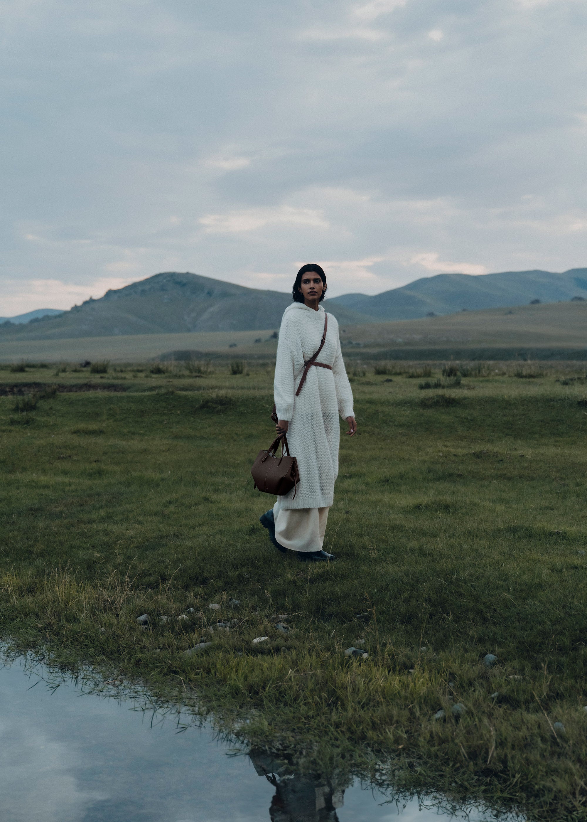Sac Cyma Mini - Ébène Grainé