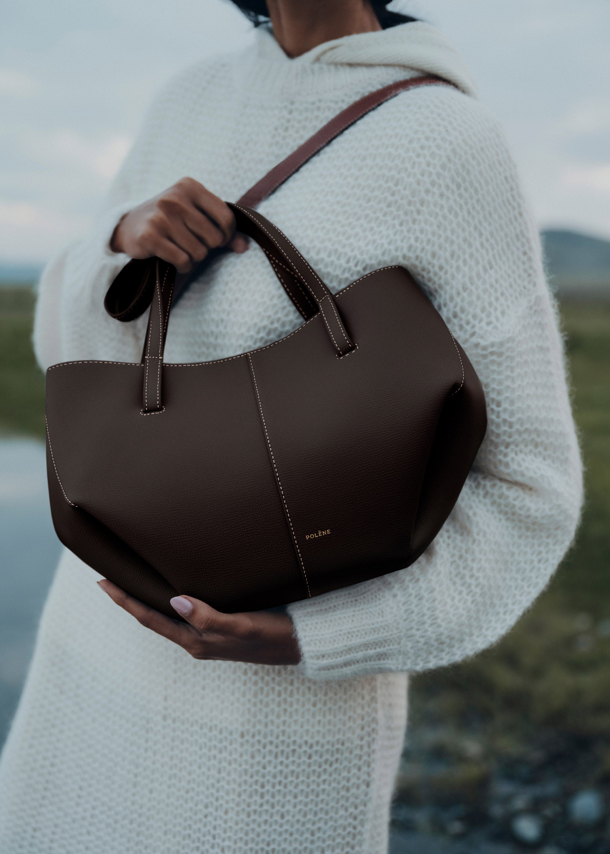 Sac Cyma Mini - Ébène Grainé