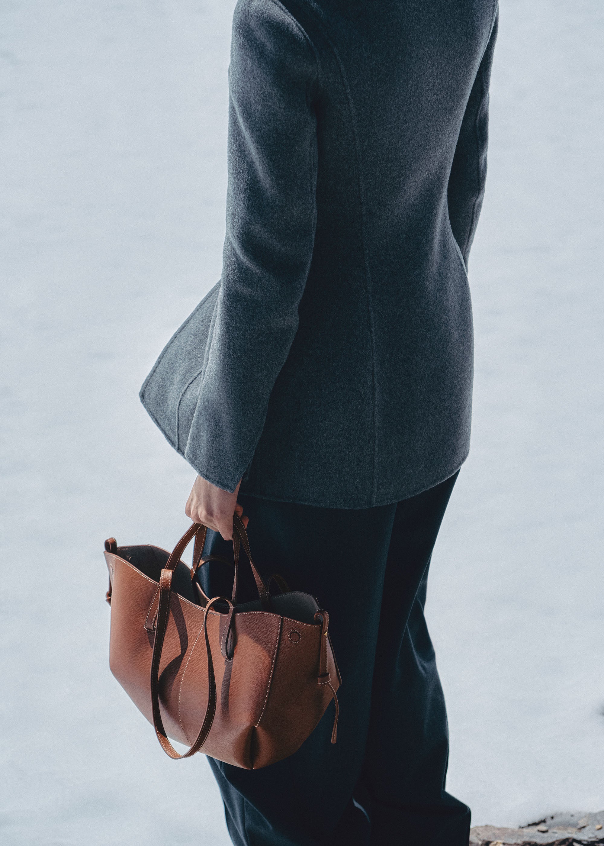 Sac Cyma Mini - Cognac Grainé