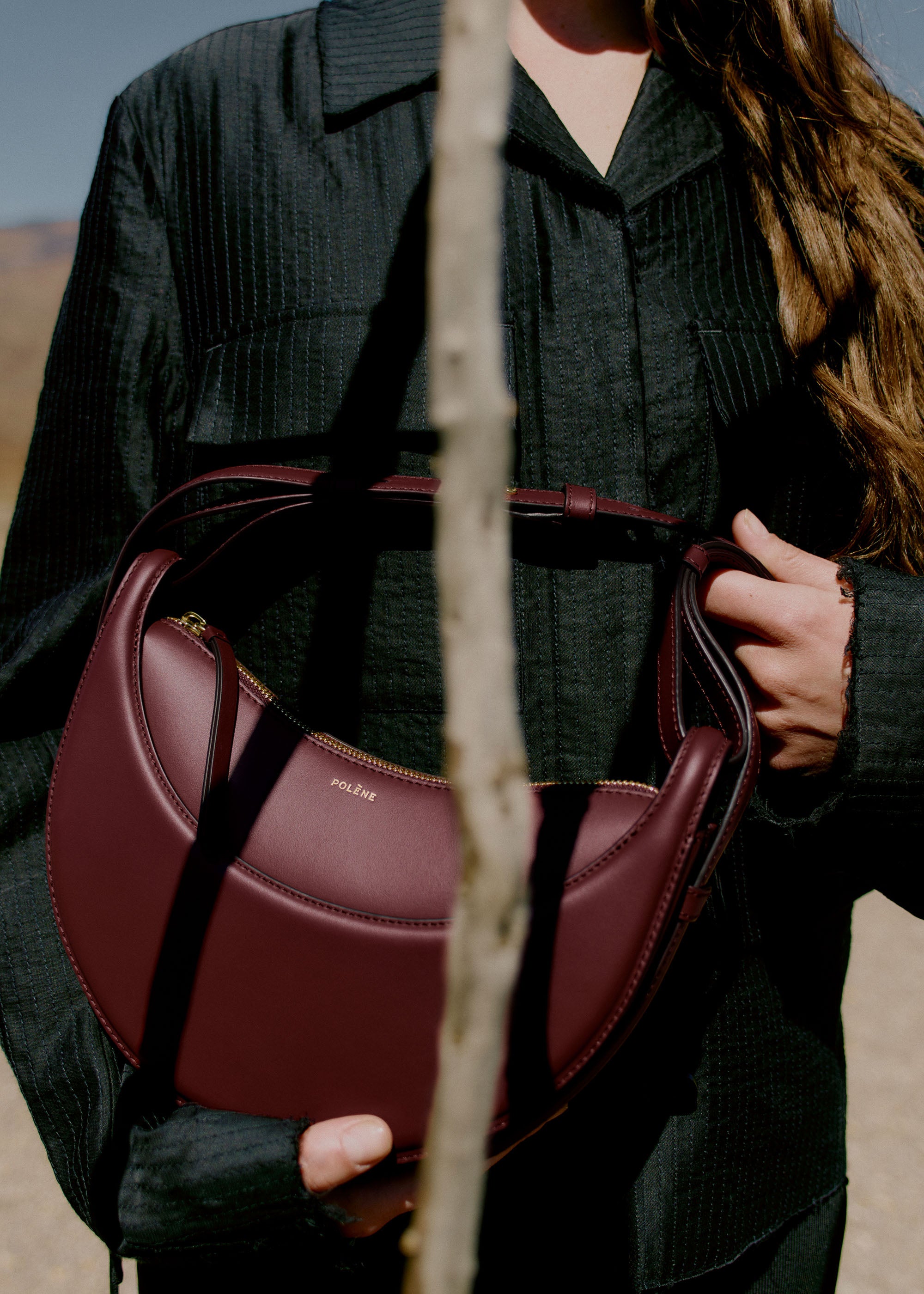 Sac Le Dix - Cerise Noire Lisse