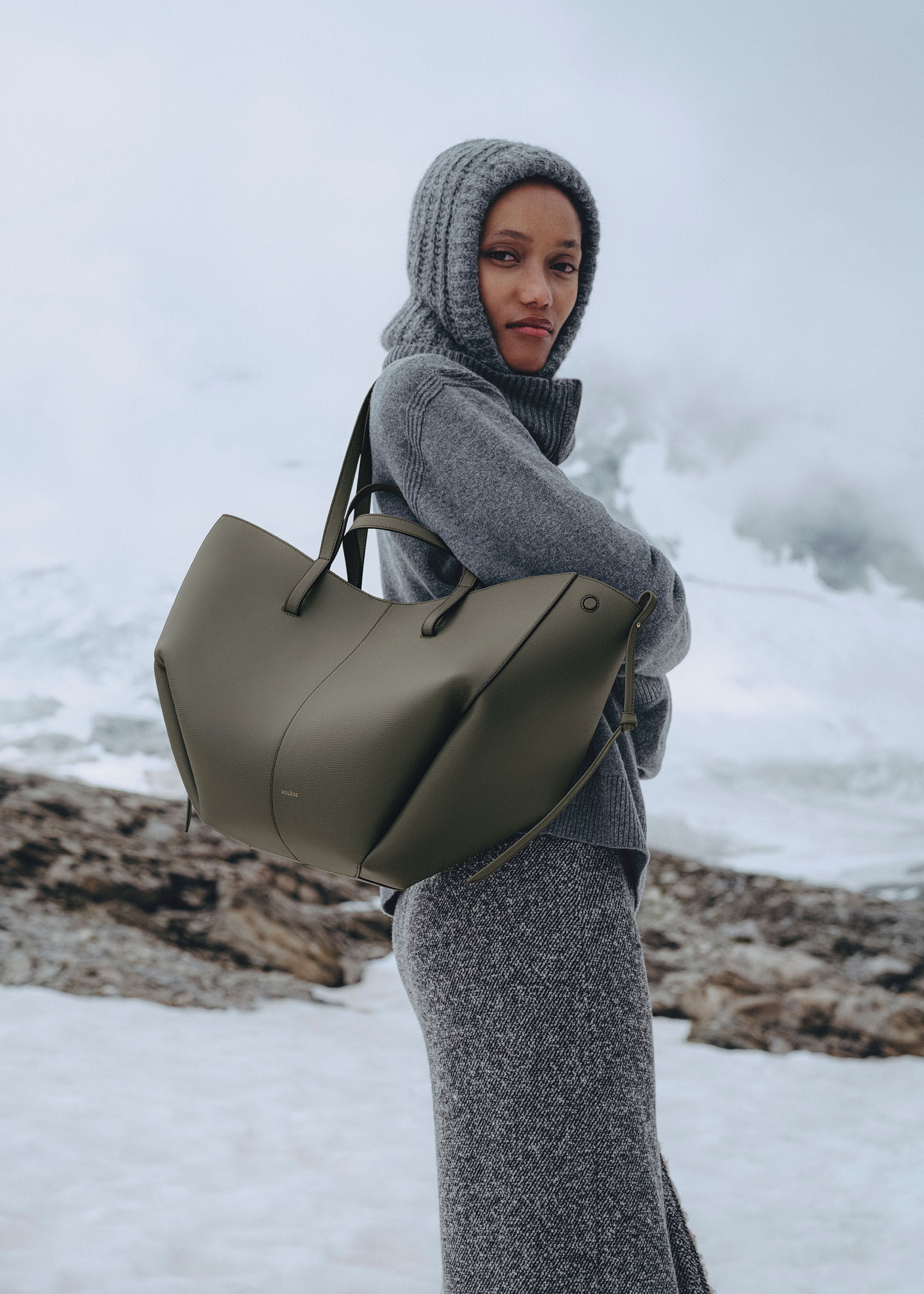 Sac Cyma - Vert Fumé Grainé