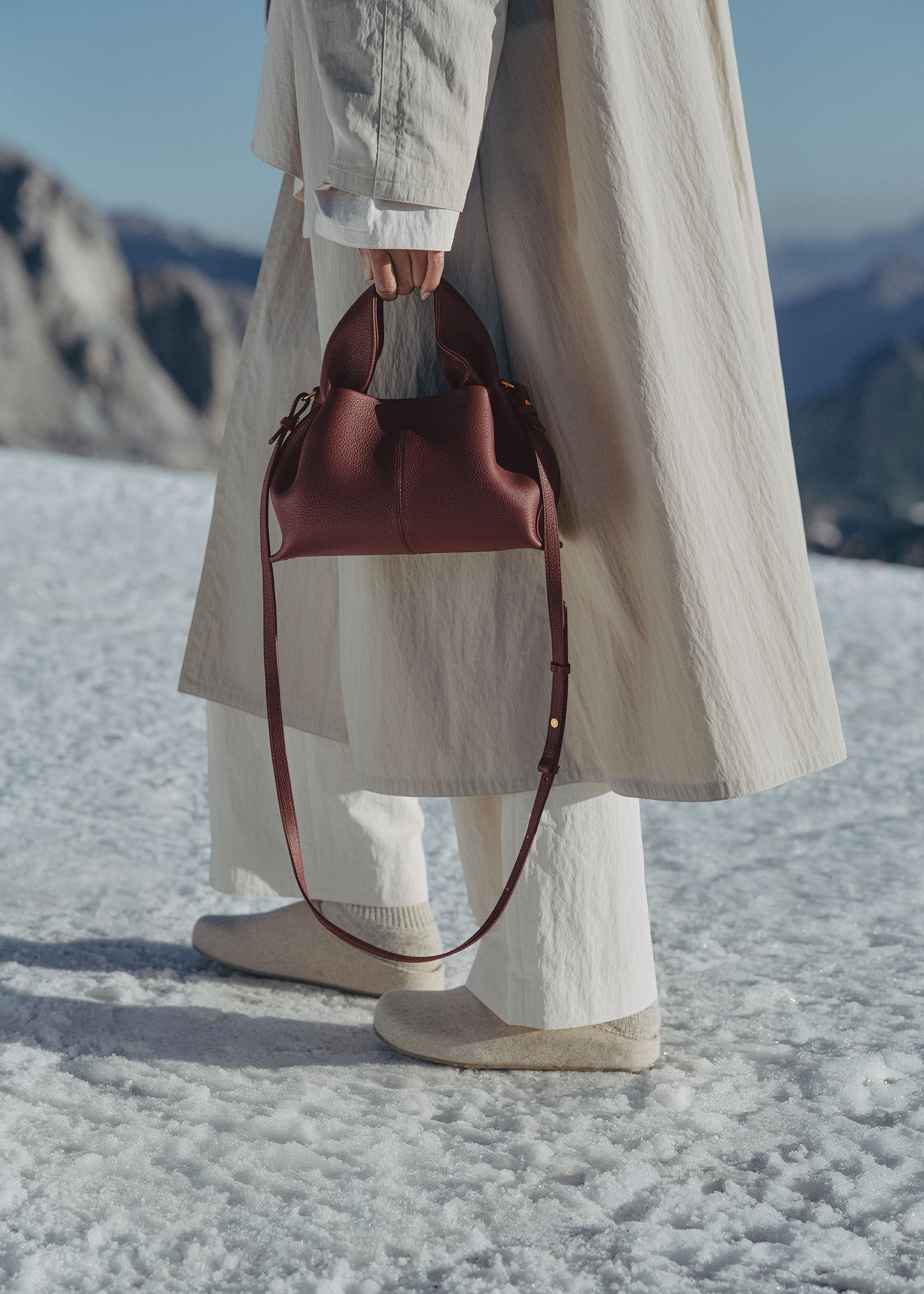 Sac Le Neuf Mini - Cerise Noire Grainé