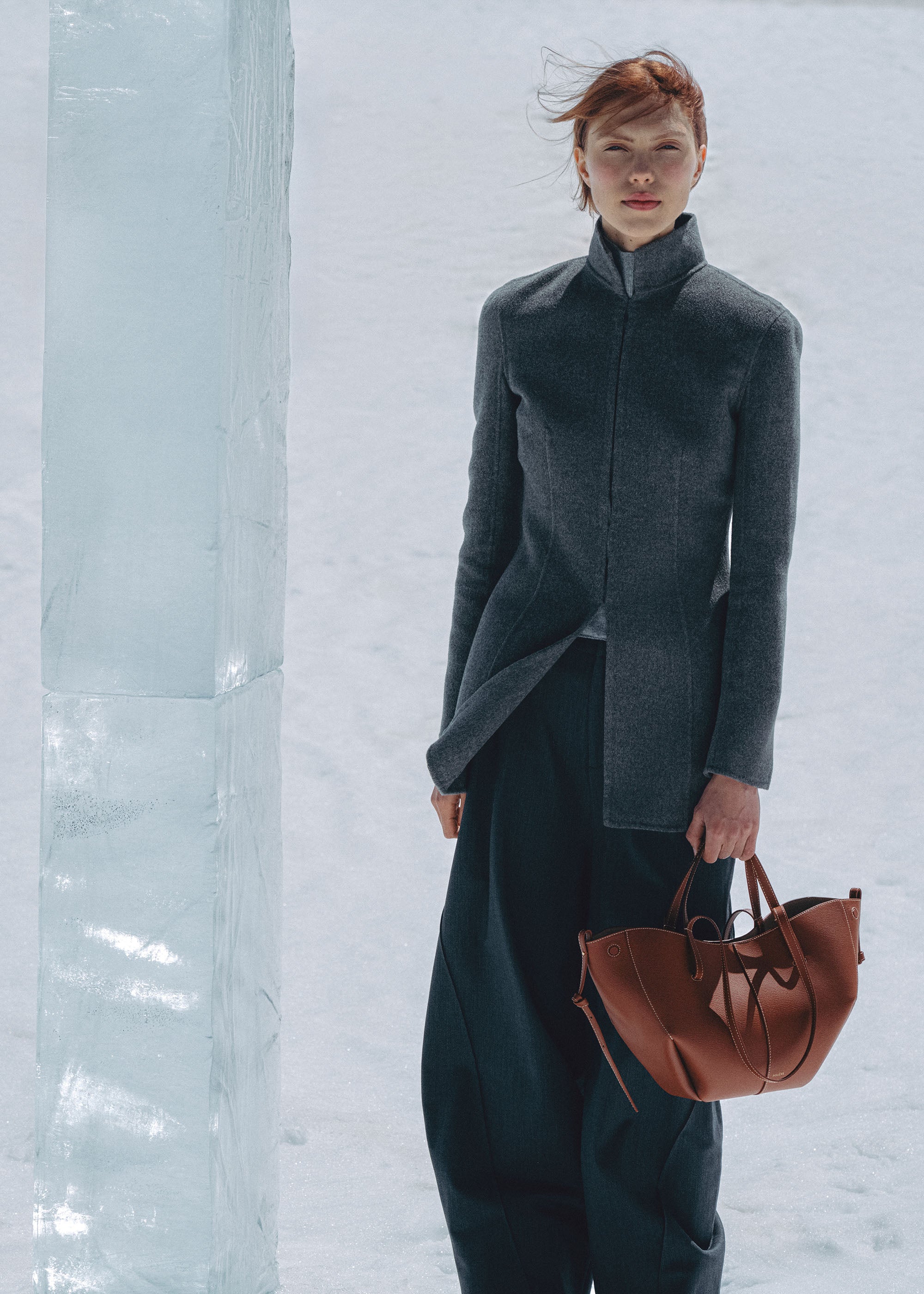 Sac Cyma Mini - Cognac Grainé