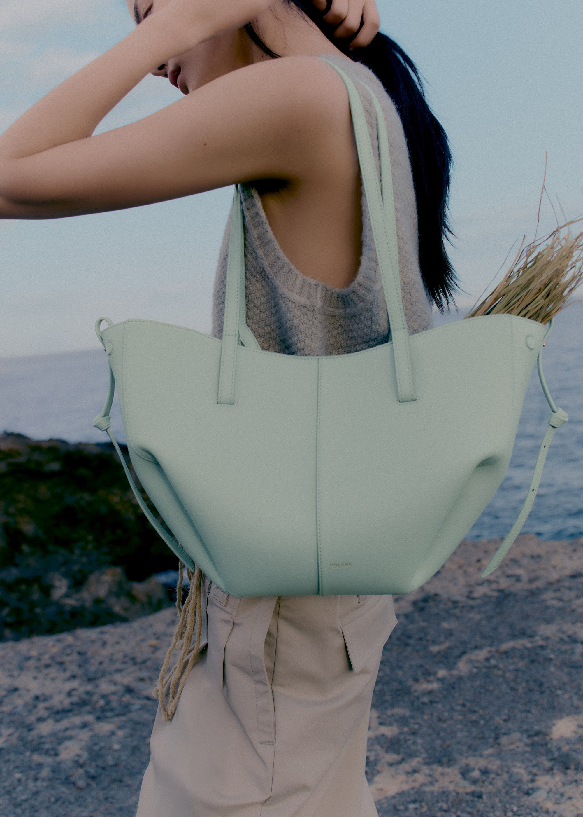 Sac Cyma Mini - Ecume Grainé