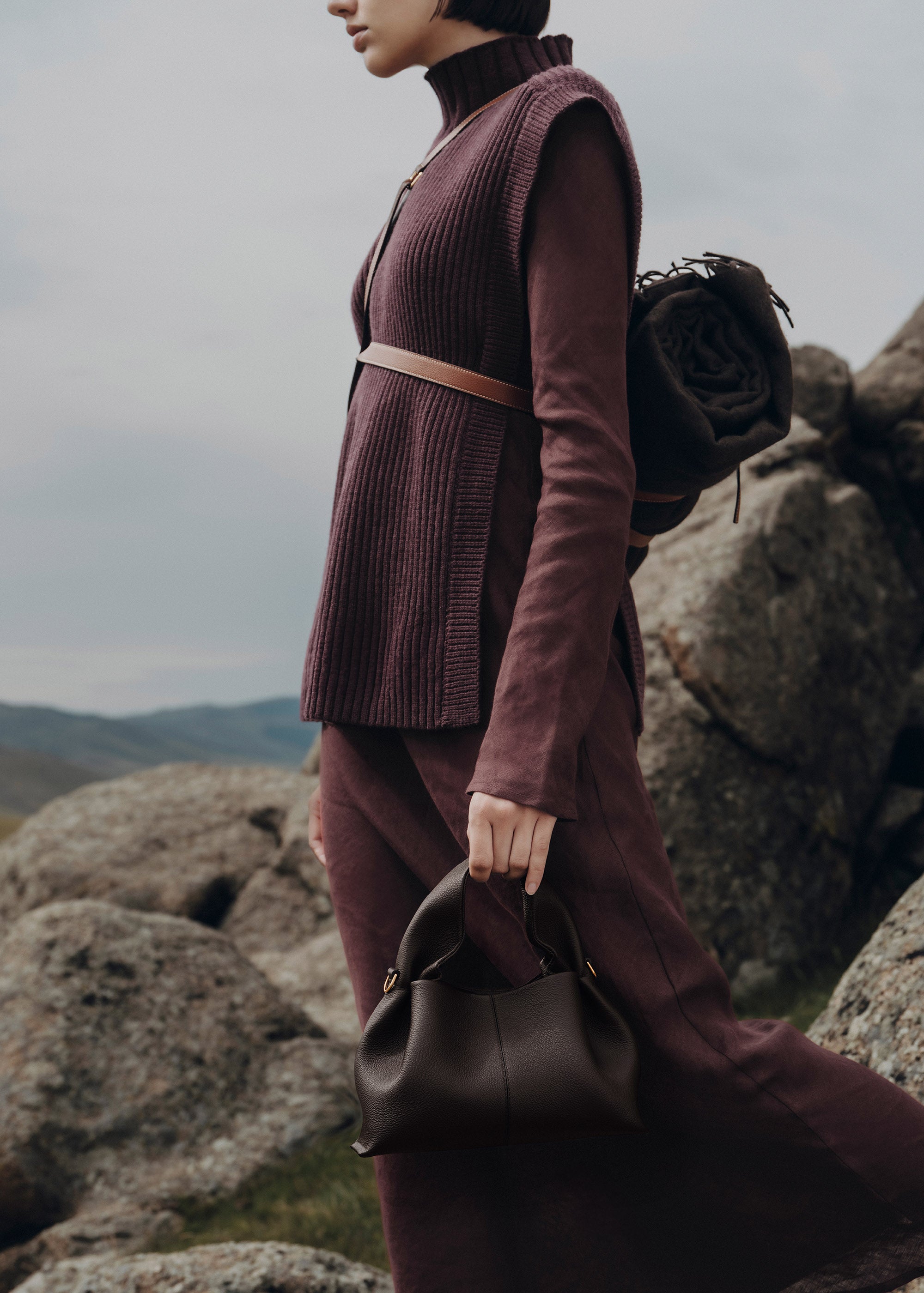 Sac Le Neuf Mini - Ébène Grainé