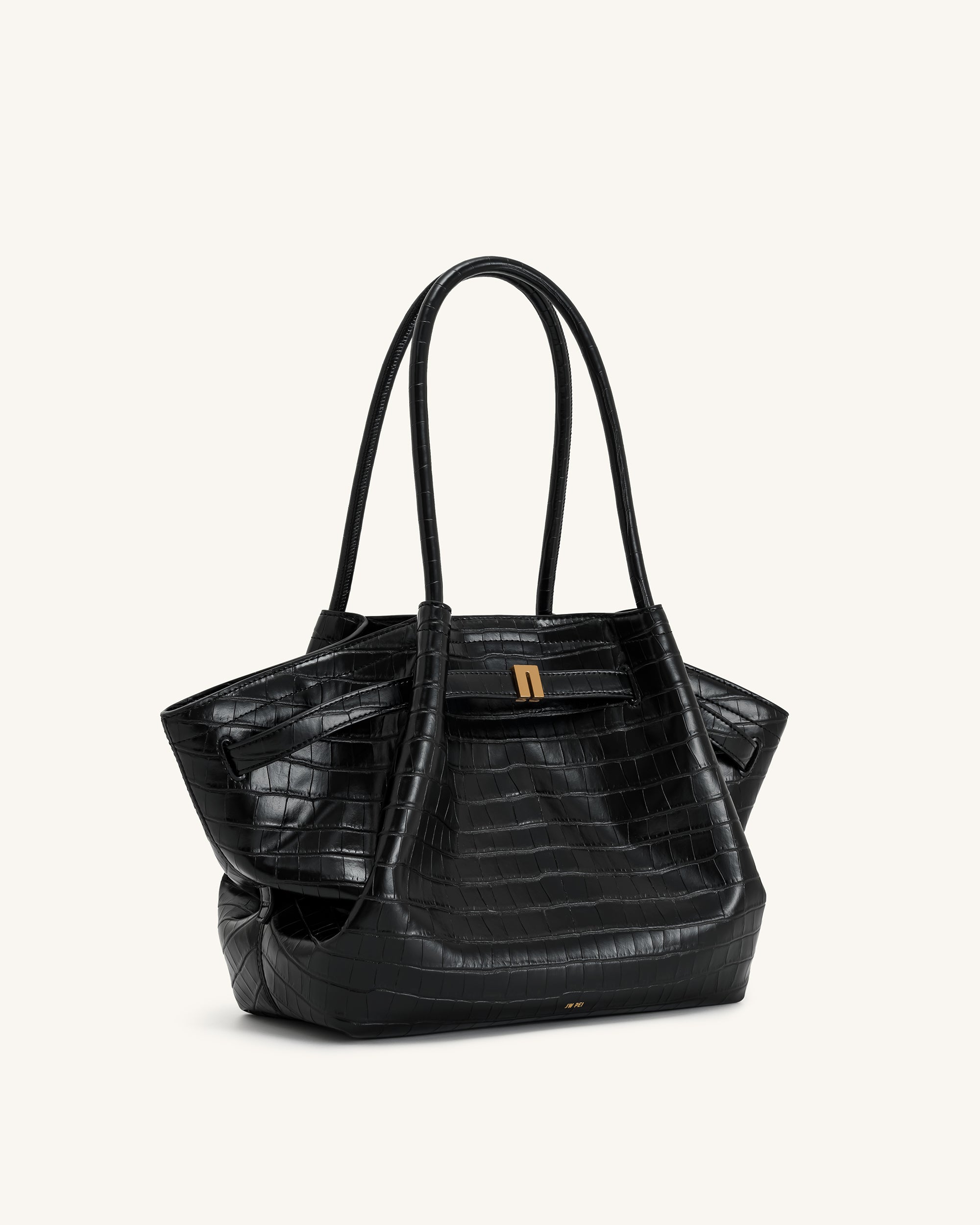 Sac Hana - Croco Noir