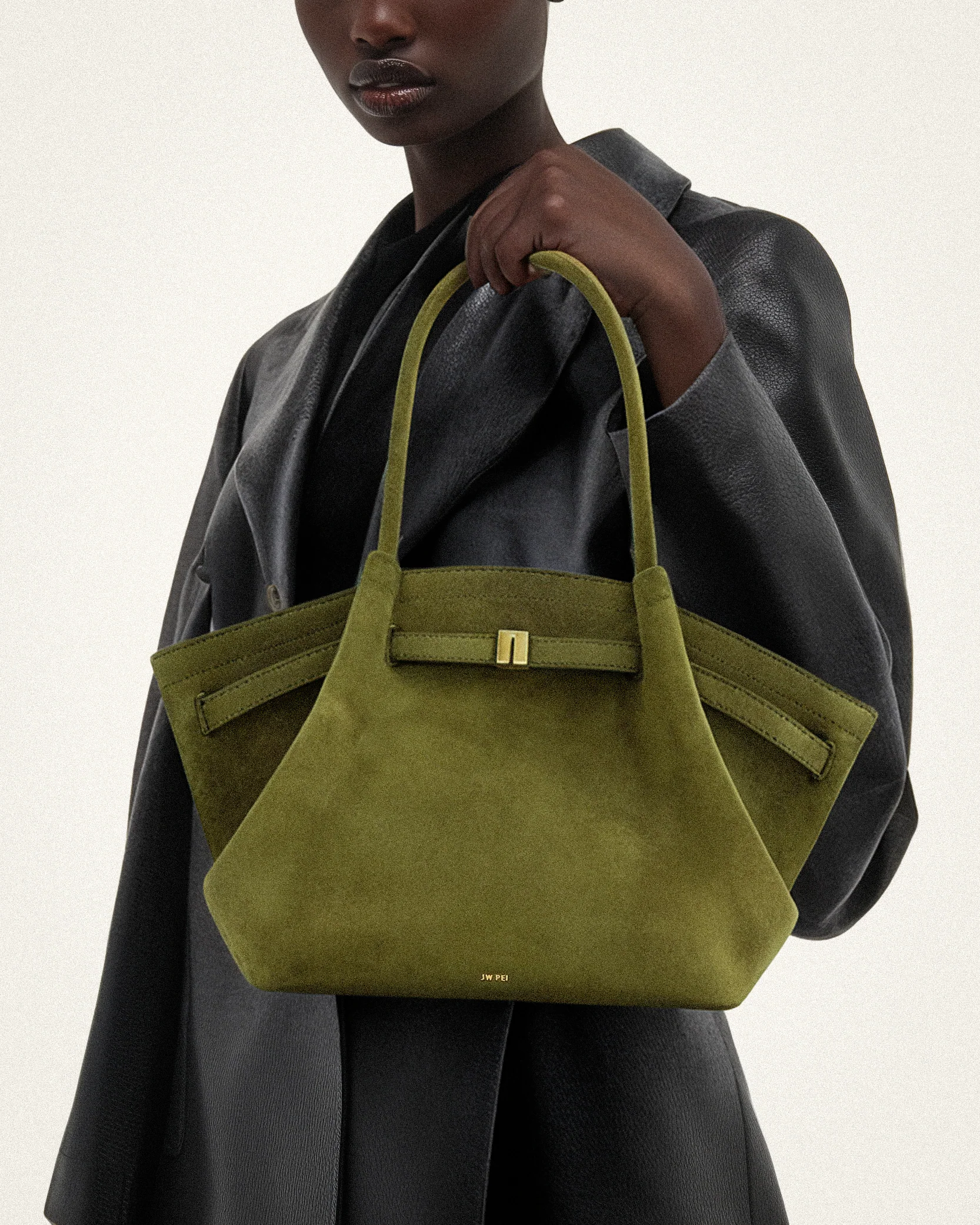 Sac Hana - Suède Vert Olive