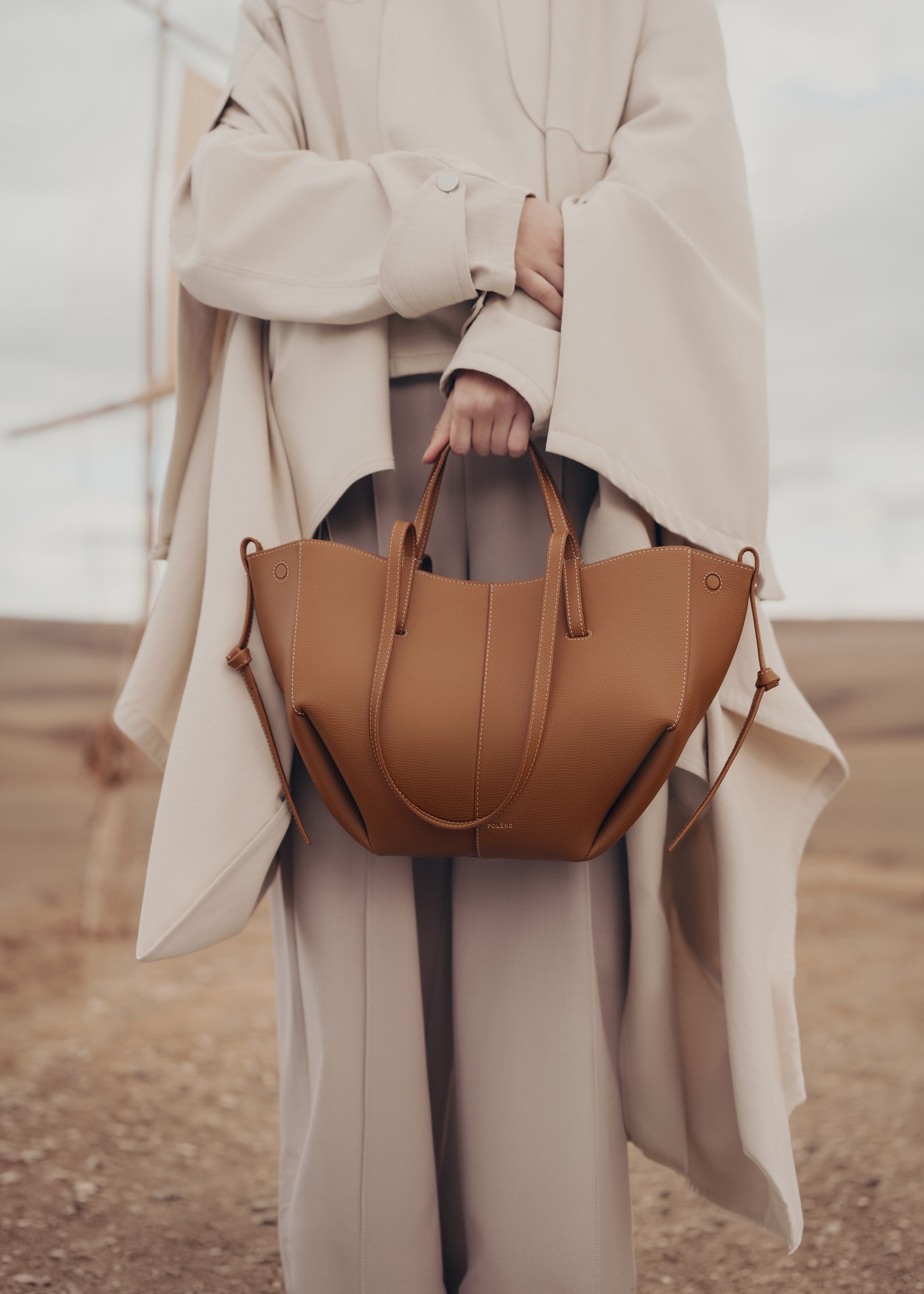Sac Cyma Mini - Camel Grainé