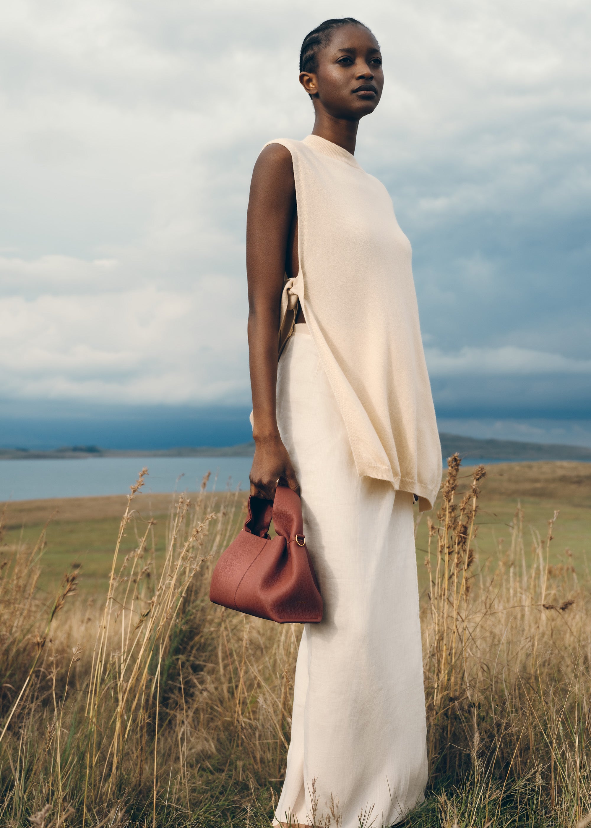 Sac Le Neuf Mini - Terracotta Grainé
