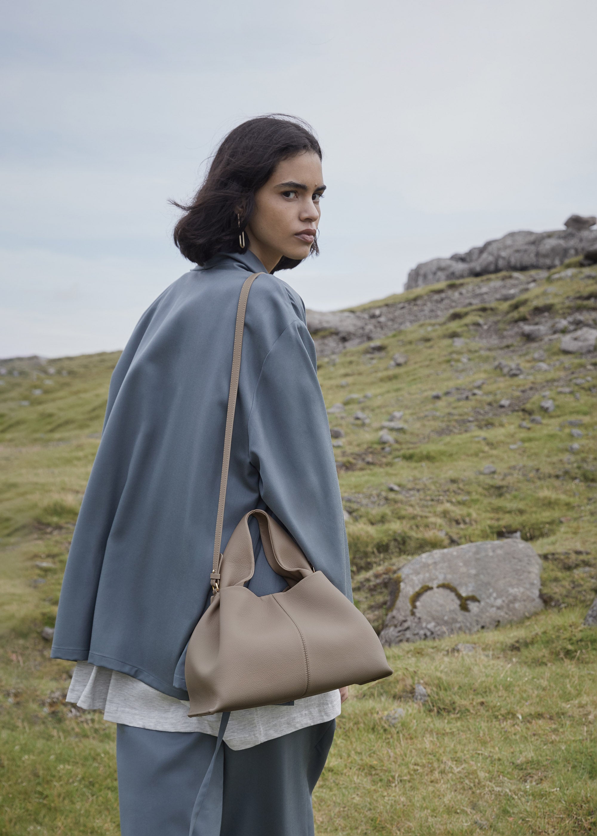 Sac Le Neuf - Taupe Grainé