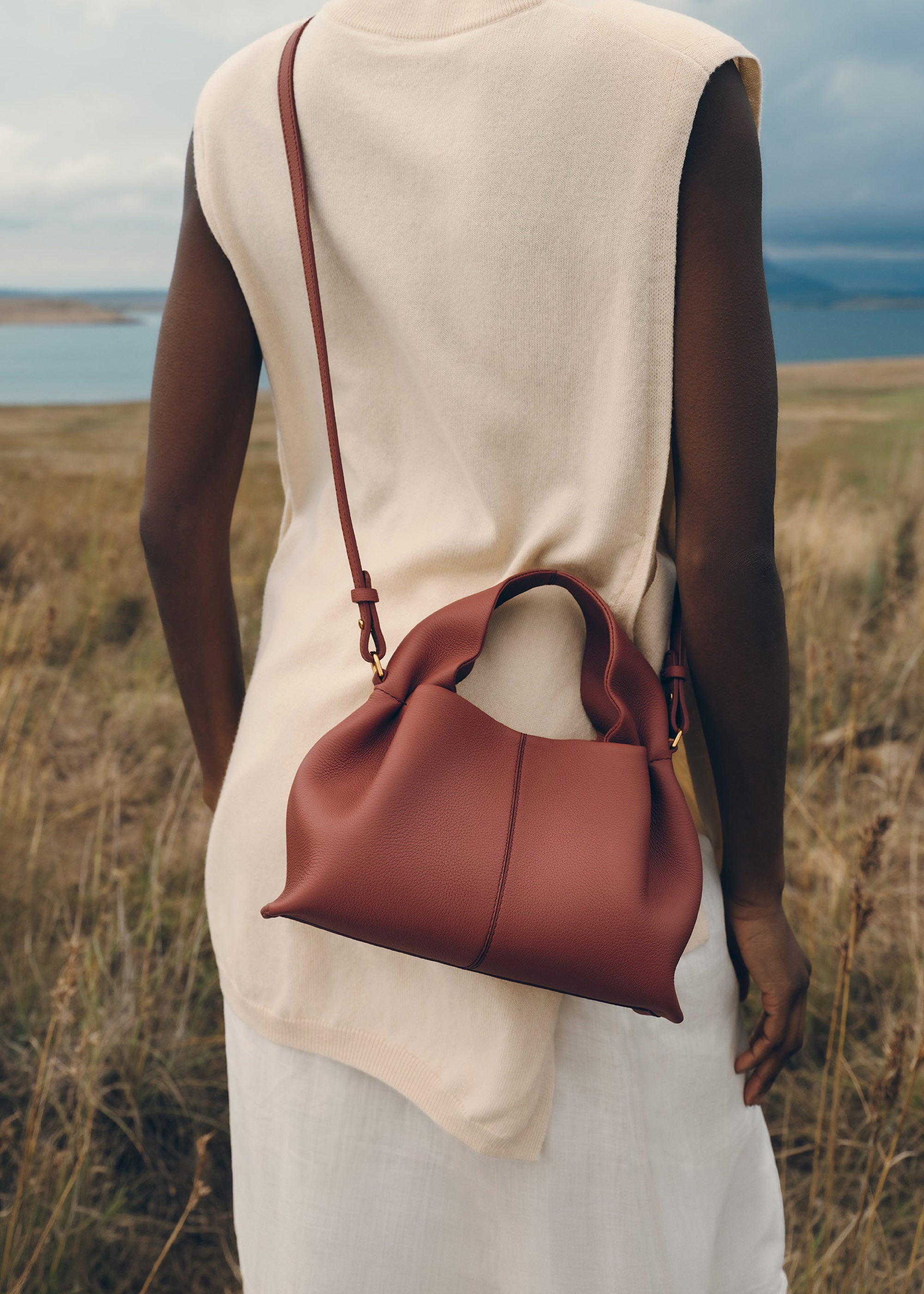 Sac Le Neuf Mini - Terracotta Grainé