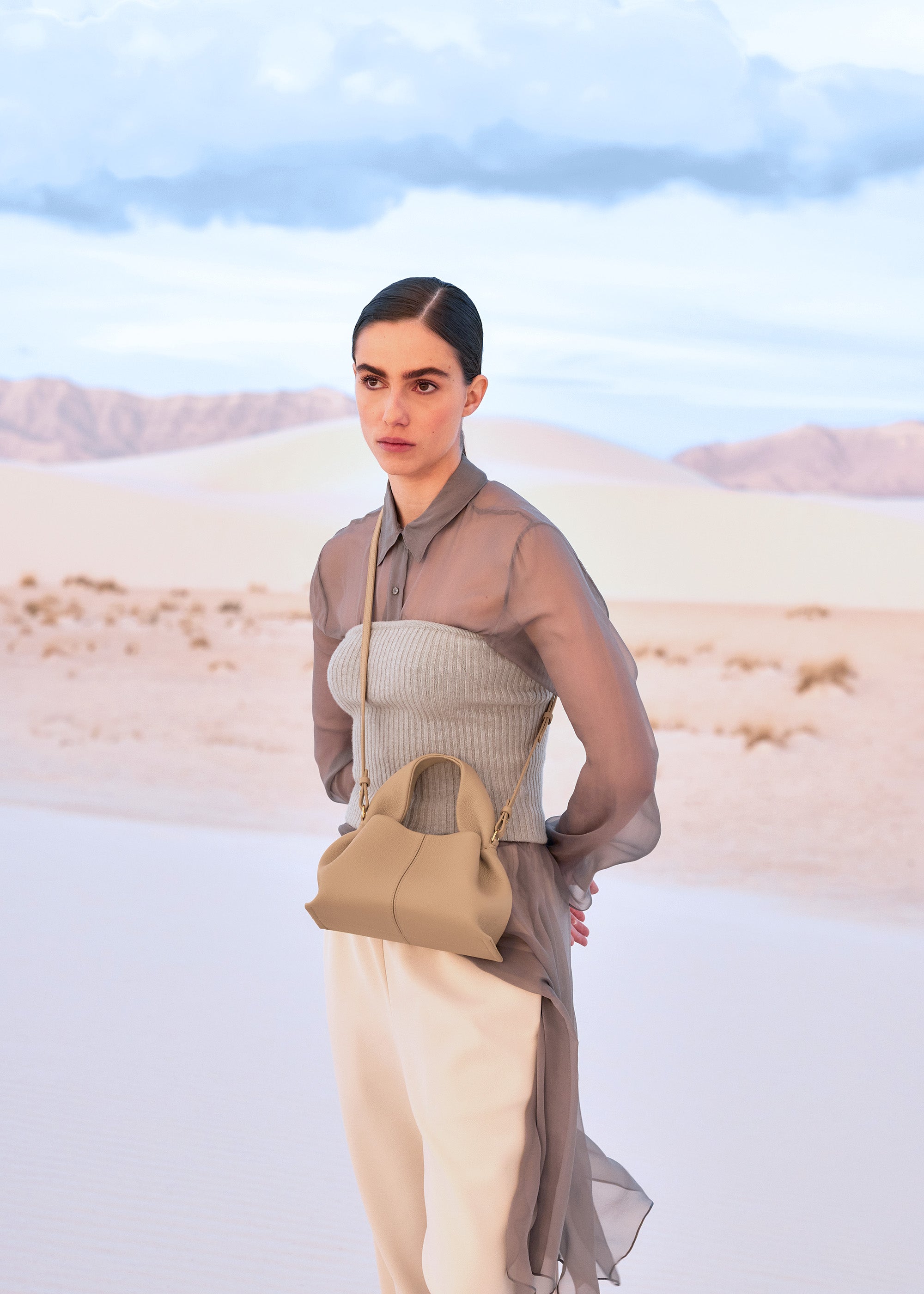 Sac Le Neuf Mini - Beige Grainé