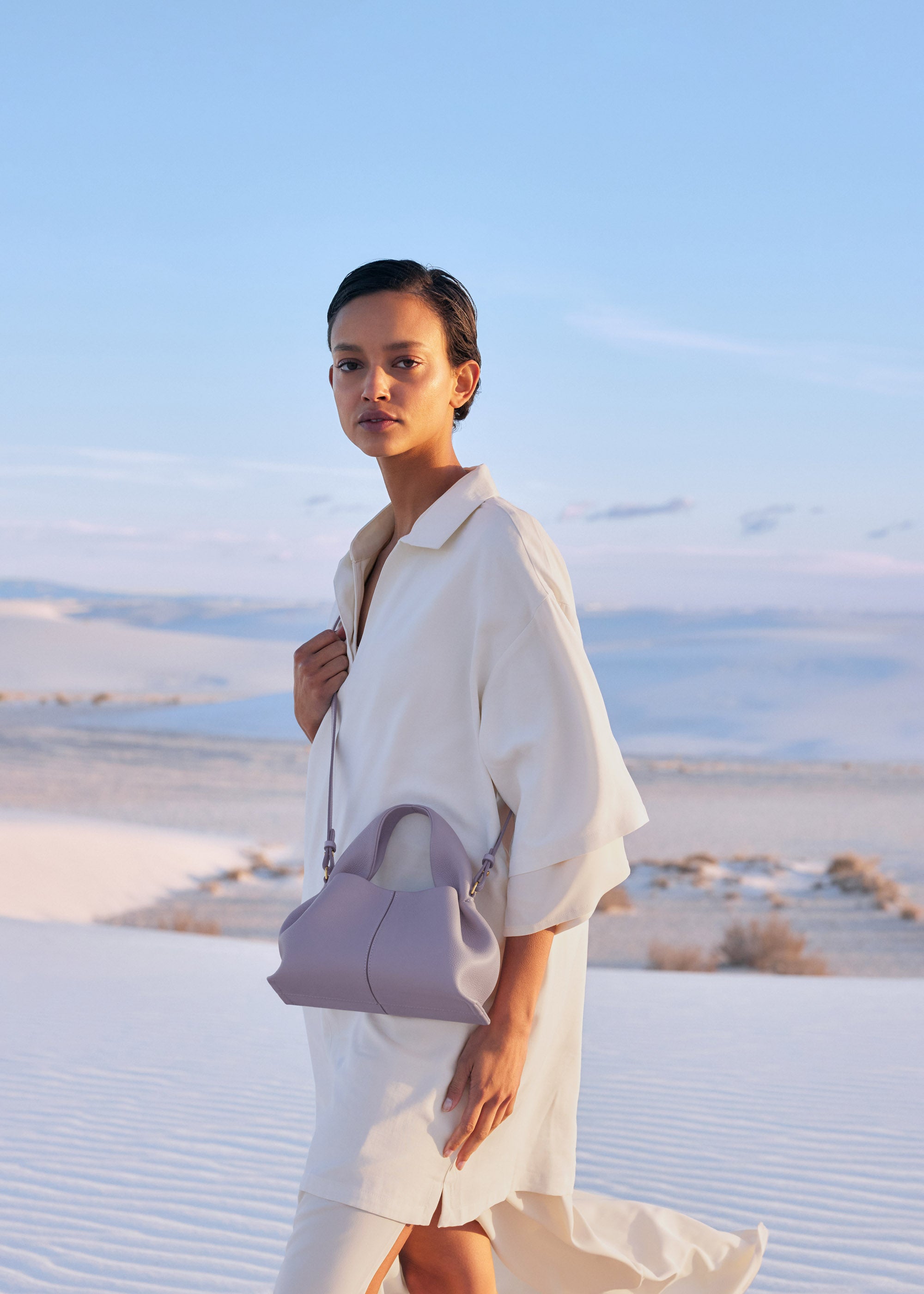 Sac Le Neuf Mini - Mauve Grainé