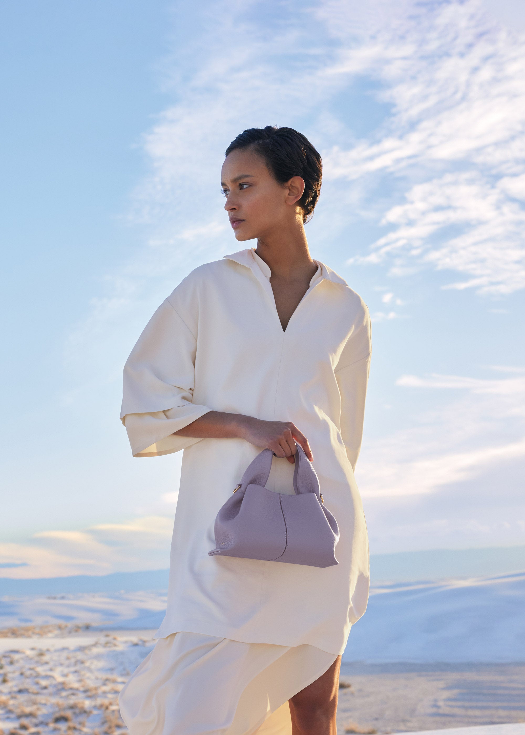 Sac Le Neuf Mini - Mauve Grainé