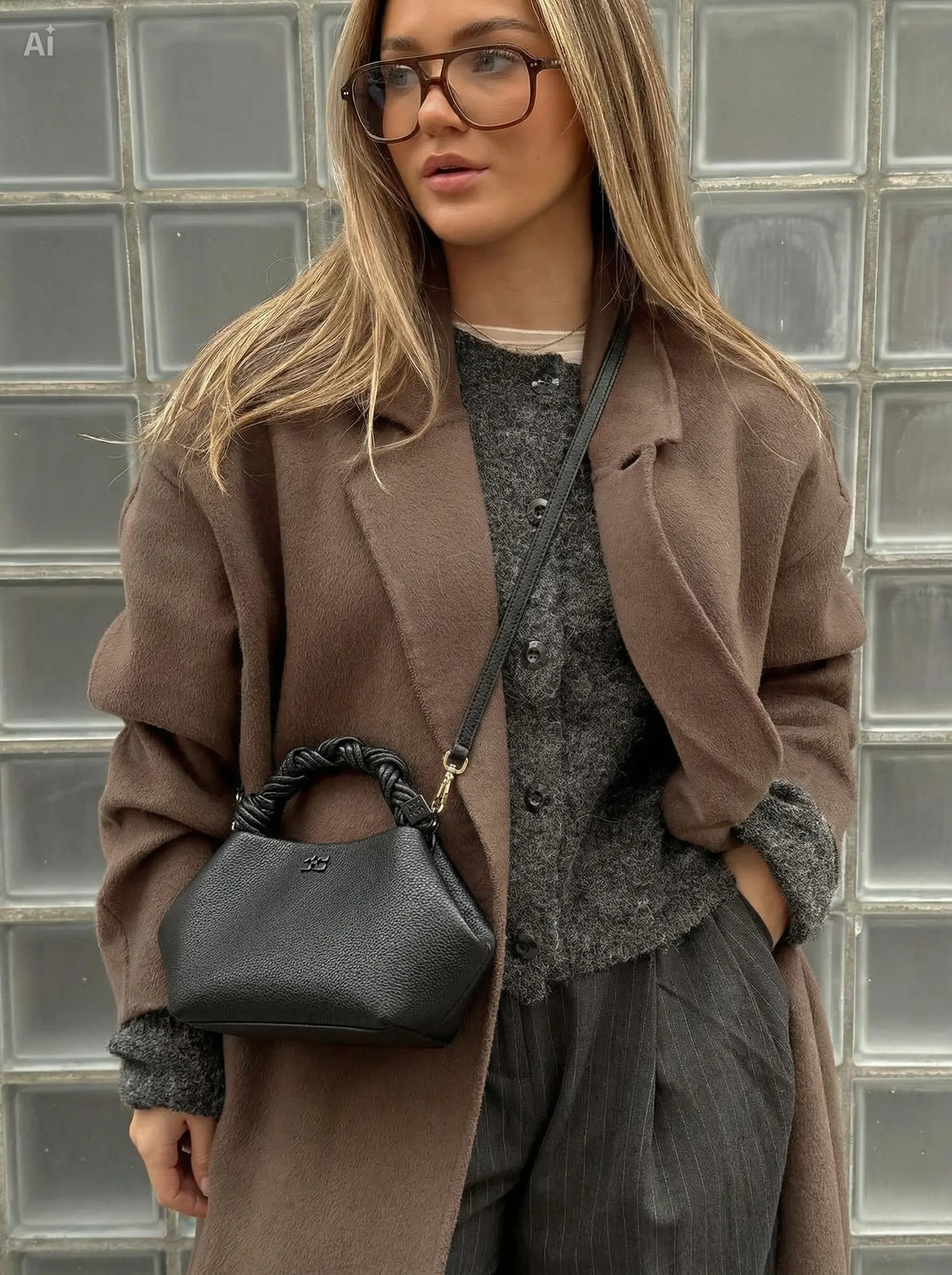 Sac Lyra - Noir Grainé