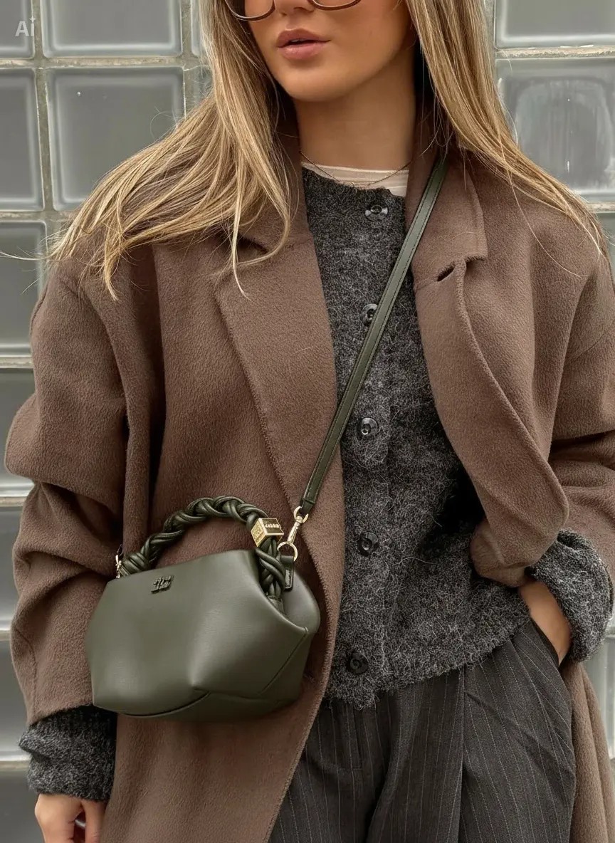 Sac Lyra Mini - Vert Froissé