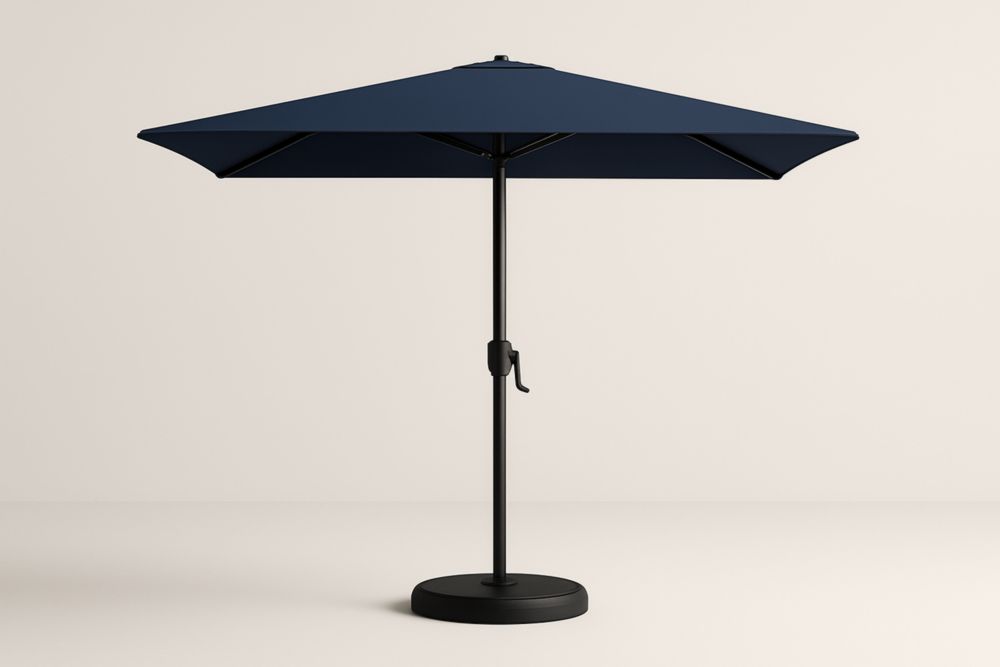 Ombrellone da Giardino Ø 300 cm in Alluminio con Tessuto in Poliestere Blu