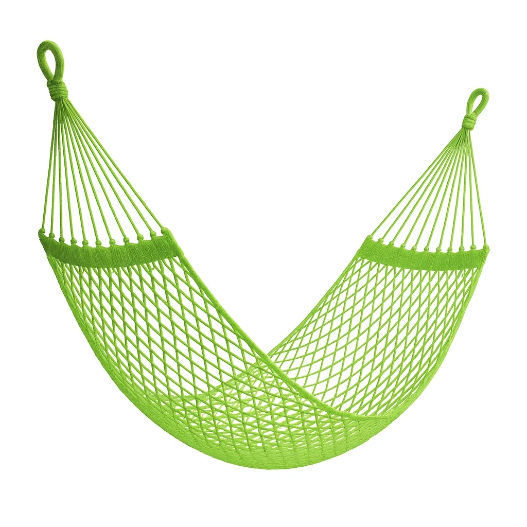 Hamac en polyester vert-Furniflowz