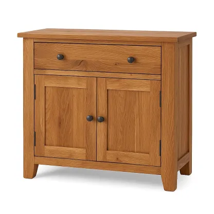 Buffet en bois avec tiroir et portes 90x45x85 cm-furneasenow