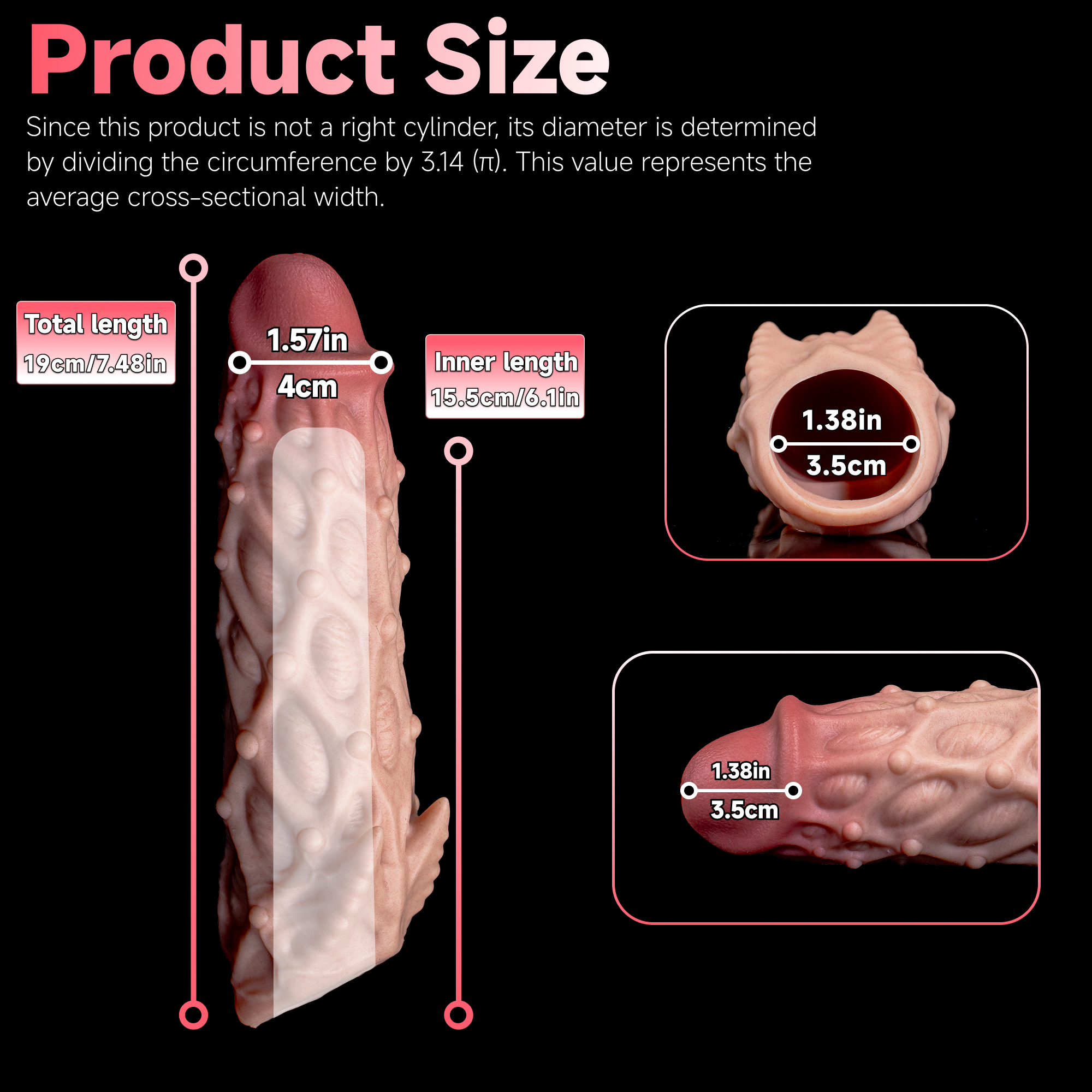 Progenitor's Fin | Bio-Scales & Sensory Fin | Integrated Scrotum Loop | 18cm Platinum Silicone Sleeve