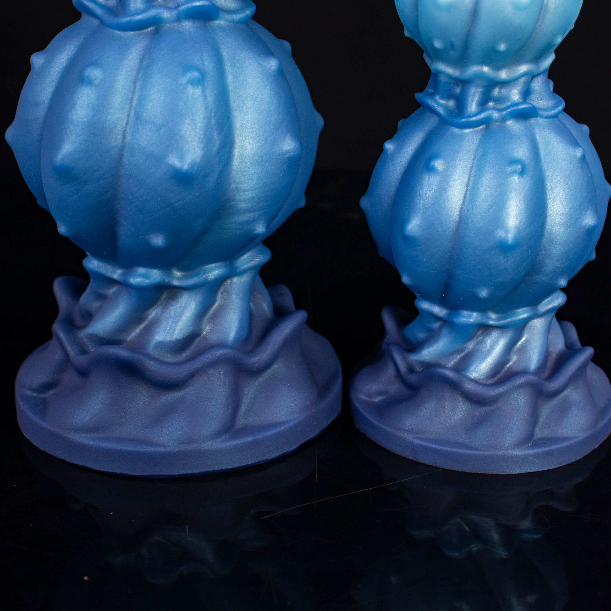 Pearl of the Myco-Web—Textured Mycelium Silicone Dildo