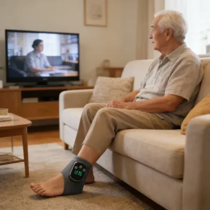 Masážny prístroj na nohy 👣 Masáž + teplý obklad | Zmierňuje bolesť a napätie | 3 vibračné režimy 🔥 POLOVIČNÁ CENA – 50% ZĽAVA