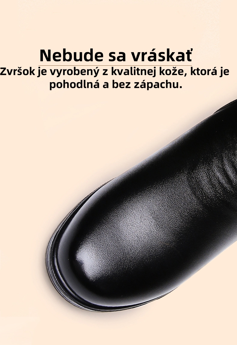 【🔥Dnes zľava 50 % – nenechajte si to ujsť】Ergonomicky navrhnuté kožené topánky – zimná vlnená podšívka + ručné šitie👞