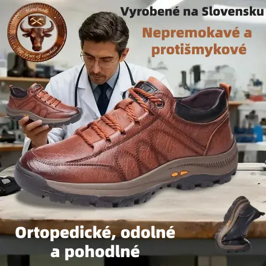 🔴 Talianske ručne šité topánky z pravej kože ✅ Elegantné ortopedické topánky + podpora členku 🦶 Pohodlné a protišmykové (vhodné pre ľudí s problémami s nohami!)