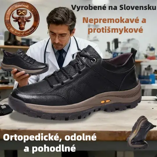 🔴 Talianske ručne šité topánky z pravej kože ✅ Elegantné ortopedické topánky + podpora členku 🦶 Pohodlné a protišmykové (vhodné pre ľudí s problémami s nohami!)