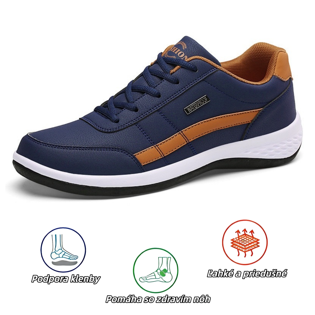 🔥50% zľava v posledný deň🔥Pánske šnúrky s podporou klenby, priedušné