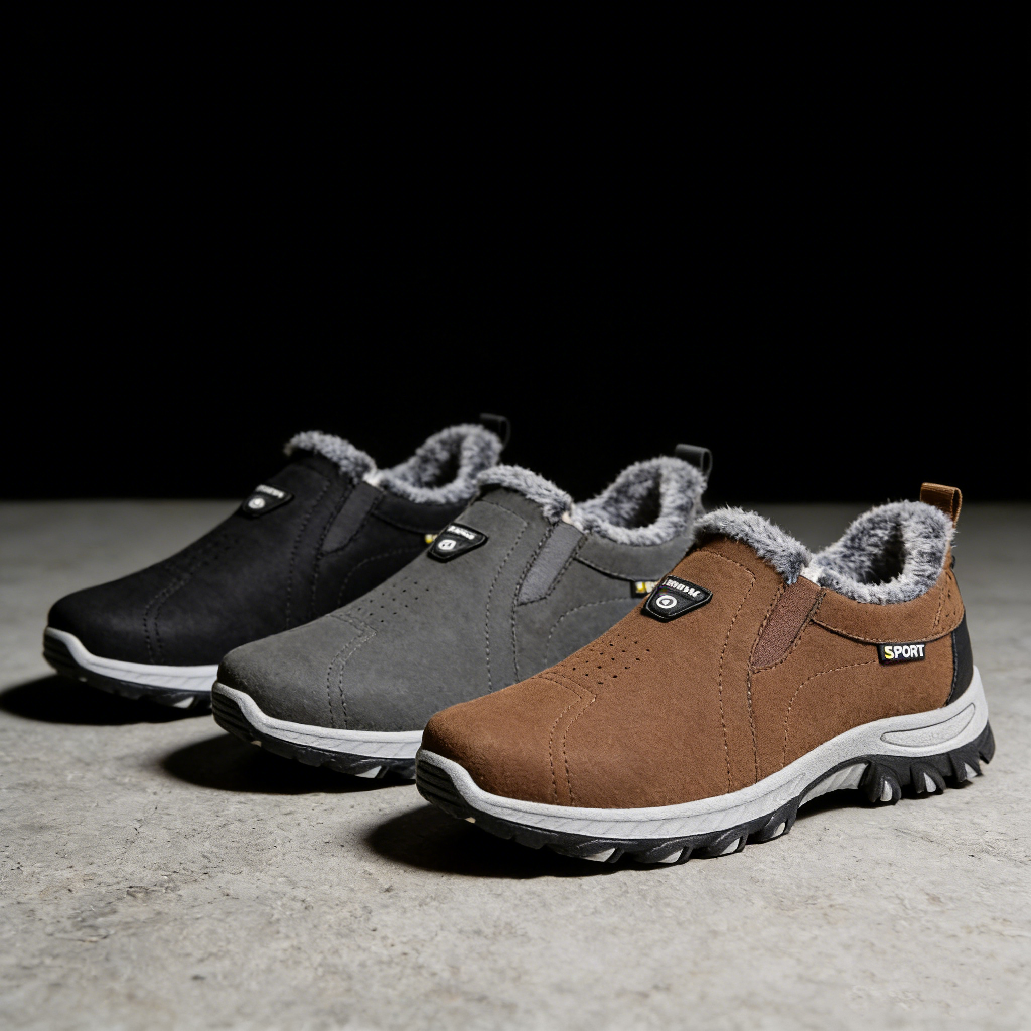 Teplé zimné turistické topánky