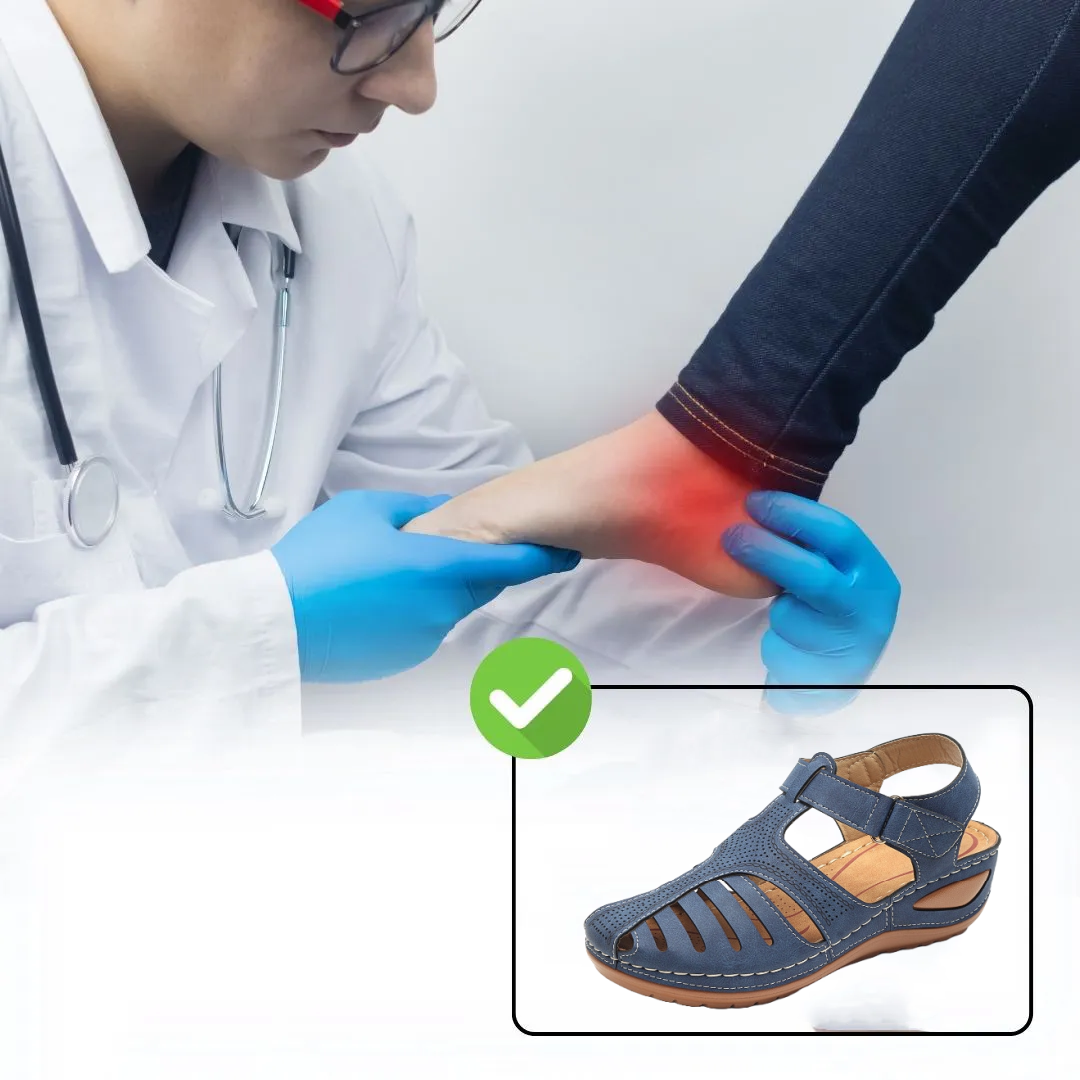 [🎁Dnes za polovičnú cenu - nenechajte si to ujsť] Lekársky certifikované ergonomické ortopedické sandále - bezbolestná chôdza 👞 uľahčujú chôdzu