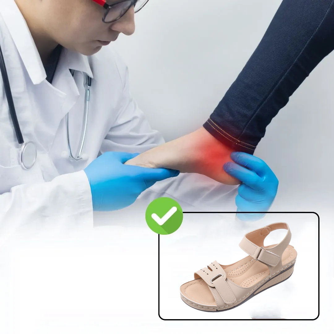 [🎁Posledný deň za polovičnú cenu - nenechajte si to ujsť] Ergonomické ortopedické sandále - podpora klenby, bezbolestná chôdza👞uľahčujú chôdzu