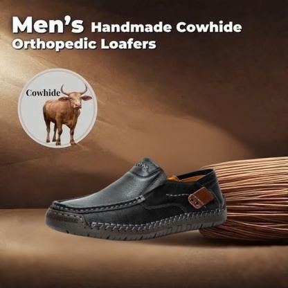 [Posledný deň so zľavou 70 % - Čoskoro končí] 🔥 Pánske vychádzkové topánky z teľacej kože 👞 Ručne šité ✅ Podpora klenby pre pohodlnú chôdzu