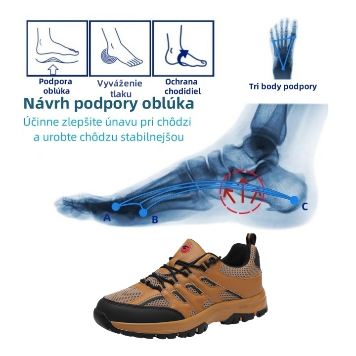 [⏰ Posledný deň zľava 70 % – nenechajte si to ujsť! ] 🔥 Ergonomicky tvarovaná pánska vychádzková obuv, ✅ Podpora klenby – pre chôdzu bez bolesti