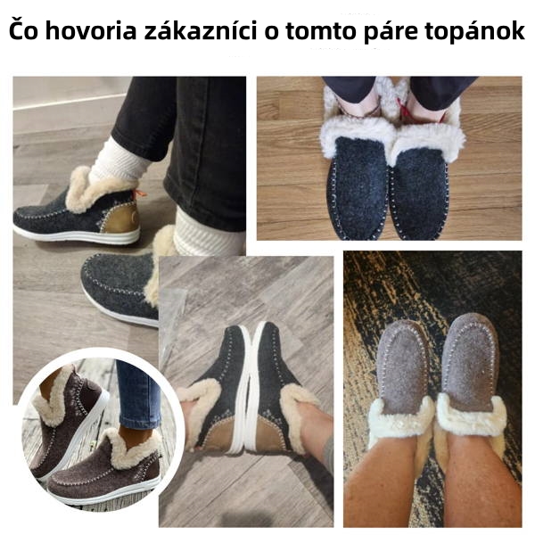 🔥 (Posledný deň) 50% zľava 🎁 Dámska protišmyková zimná ortopedická obuv - Účinne zmierňuje bolesti nôh - Ergonómia