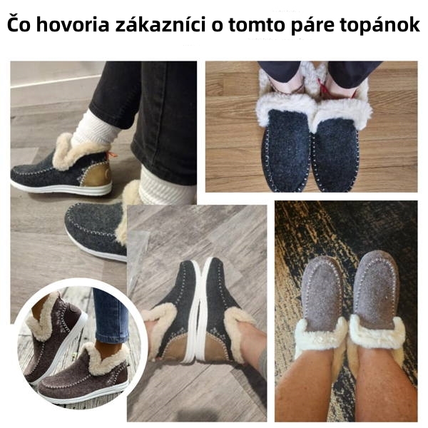 🔥 (Posledný deň) 50% zľava 🎁 Dámska protišmyková zimná ortopedická obuv - Účinne zmierňuje bolesti nôh - Ergonómia