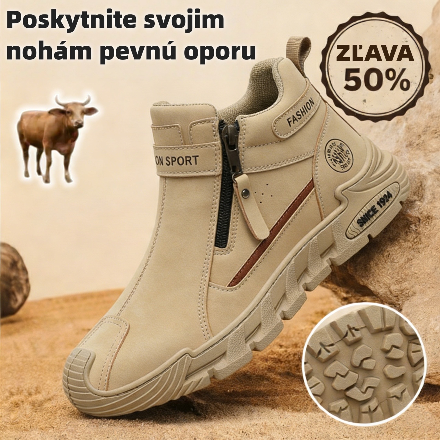 🔥 Posledná šanca – 50% dole!⏰Slovensko ergonomická obuv na každodenné nosenie✅ Výnimočné pohodlie a stabilná podpora chodidla🦶 Znižuje tlak a únavu nôh