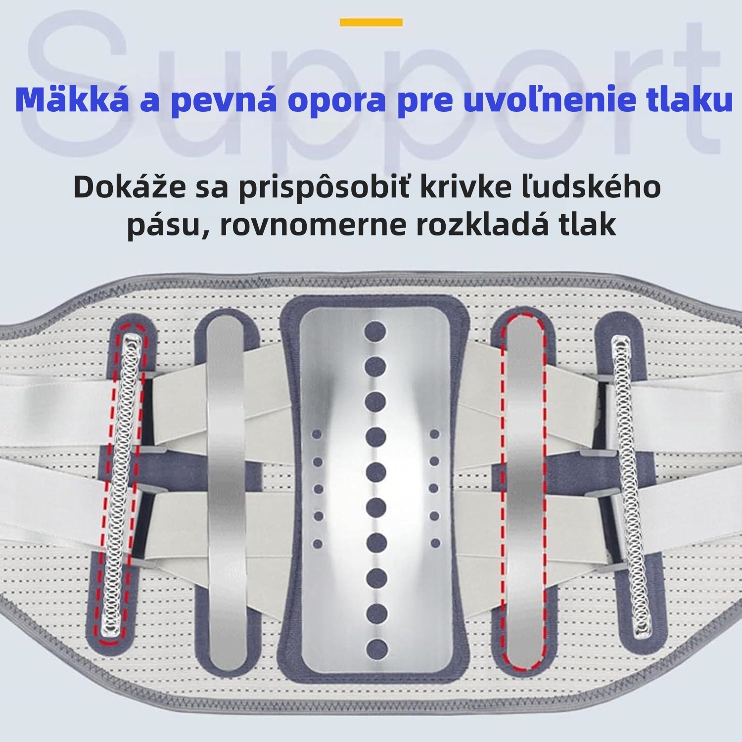 🔥50% zľava - Nenechajte si ujsť túto príležitosť Podpora pása - Ergonomická bedrová podpora 🩺 Stabilizácia chrbtice | Nastaviteľné strihanie | Každodenné pohodlie ✨
