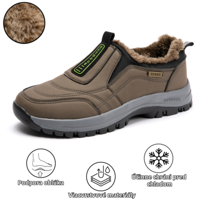 【🎄Časovo obmedzená vianočná špeciálna ponuka, zľava 70 % – Nenechajte si ju ujsť!】Ergonomické, nepremokavé, protišmykové a ortopedické zimné čižmy – vlnená podšívka + ručne šitý zvršok z pravej kože👞