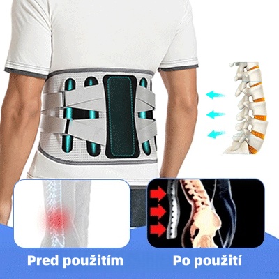 🔥50% zľava - Nenechajte si ujsť túto príležitosť Podpora pása - Ergonomická bedrová podpora 🩺 Stabilizácia chrbtice | Nastaviteľné strihanie | Každodenné pohodlie ✨