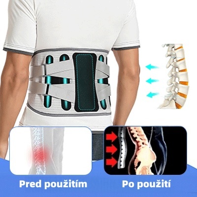 🔥50% zľava - Nenechajte si ujsť túto príležitosť Podpora pása - Ergonomická bedrová podpora 🩺 Stabilizácia chrbtice | Nastaviteľné strihanie | Každodenné pohodlie ✨