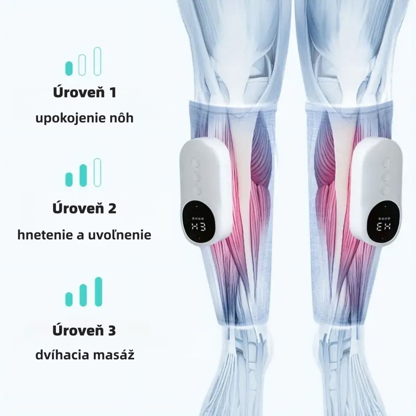 🦵 Masážny prístroj na lýtka s funkciou vyhrievania 🔥50% ZĽAVA | Inteligentná tlaková masáž | Úľava od únavy a zlepšený krvný obeh 🔥