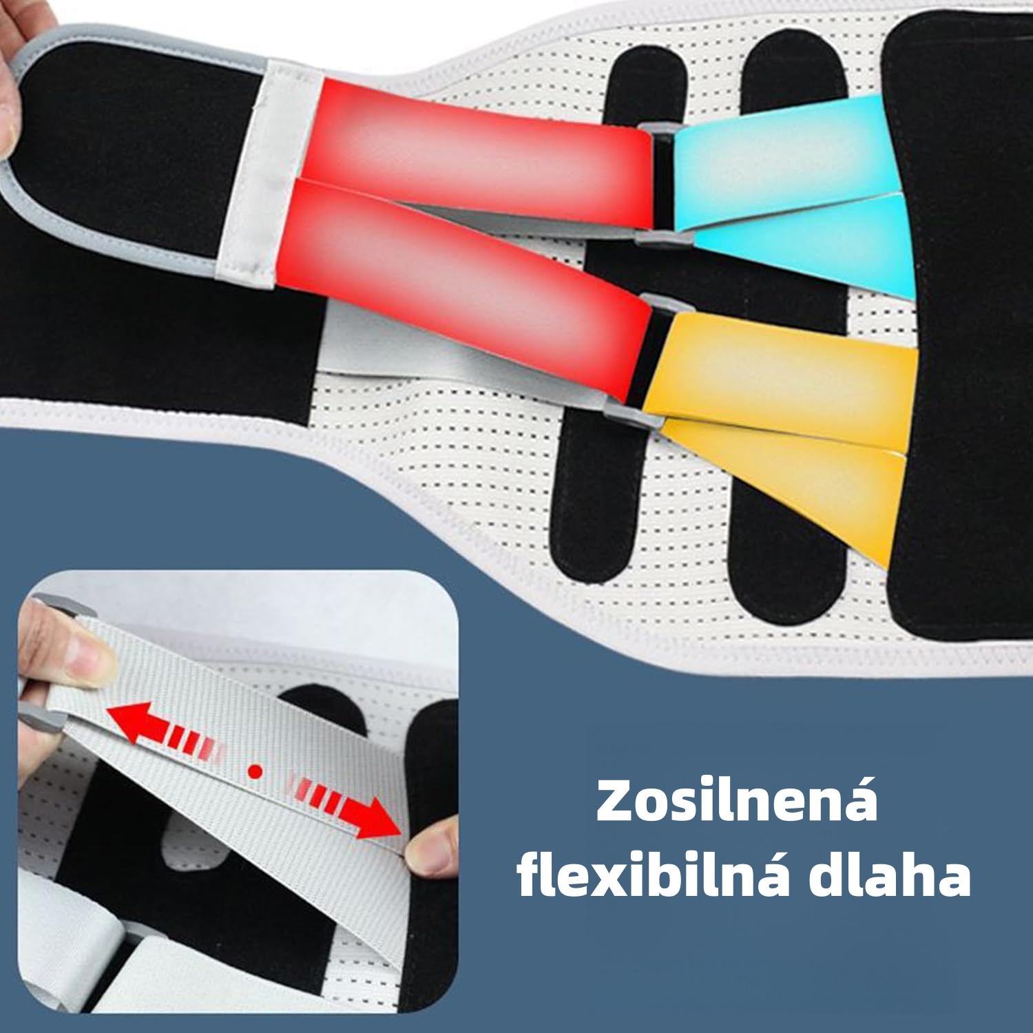 🔥50% zľava - Nenechajte si ujsť túto príležitosť Podpora pása - Ergonomická bedrová podpora 🩺 Stabilizácia chrbtice | Nastaviteľné strihanie | Každodenné pohodlie ✨