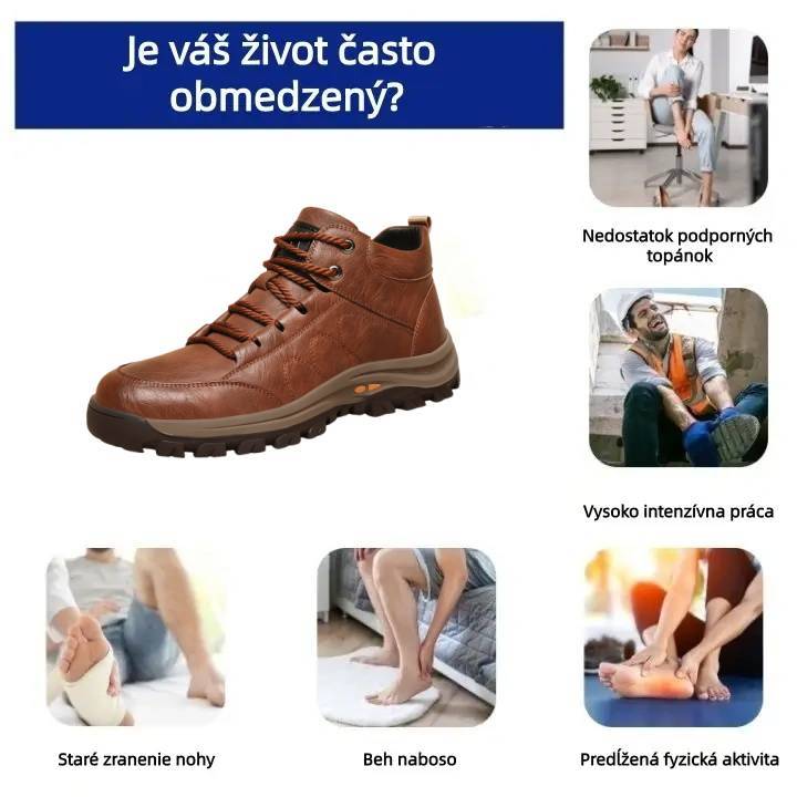 🔴 Talianske ručne šité topánky z pravej kože ✅ Elegantné ortopedické topánky + podpora členku 🦶 Pohodlné a protišmykové (vhodné pre ľudí s problémami s nohami!)