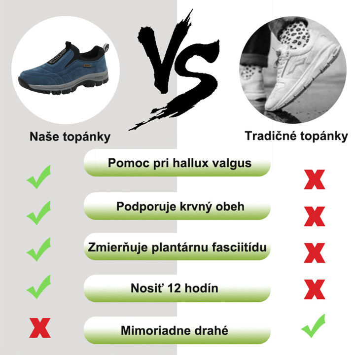 ✅Vysokokvalitné topánky z jelenej kože🦶Zmierňujú bolesť nôh a fasciitídu - Vodeodolné a protišmykové🔴Ortopedické topánky